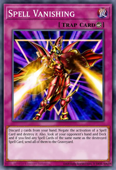 Spell Vanishing trading card
