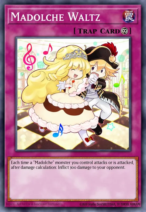 Madolche Waltz trading card