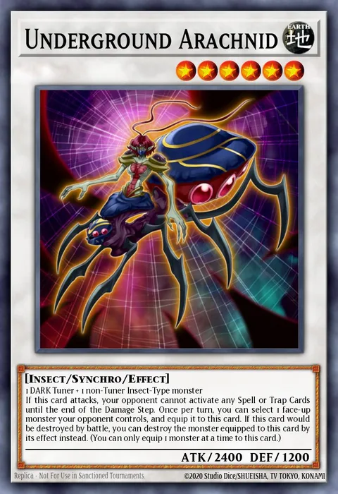 Underground Arachnid trading card