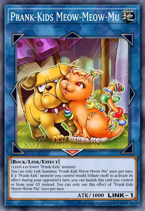 Prank-Kids Meow-Meow-Mu trading card