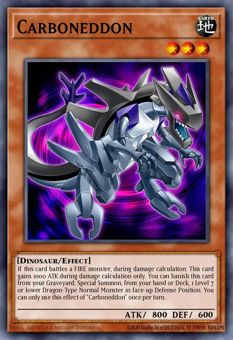 Carboneddon trading card