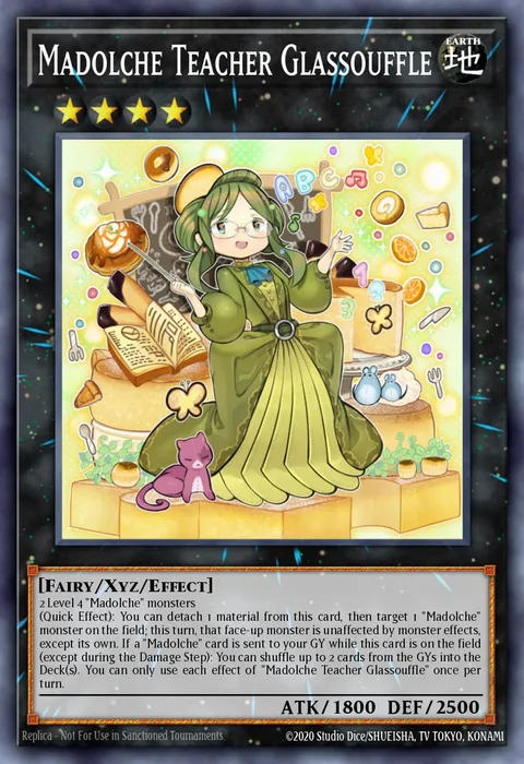 Madolche Teacher Glassouffle trading card