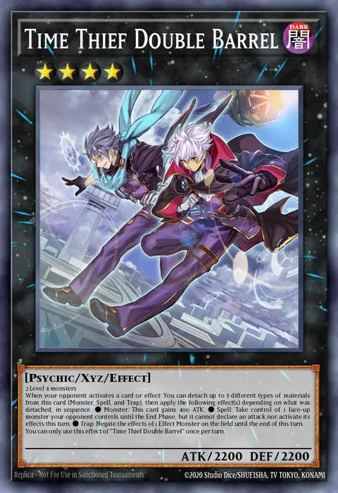 Time Thief Double Barrel trading card