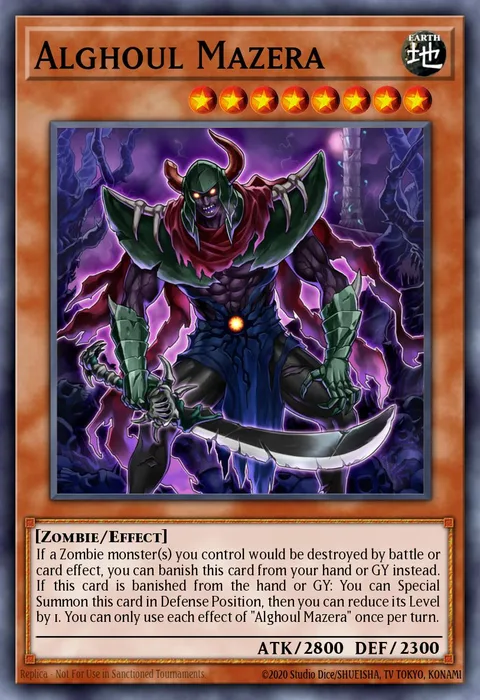 Alghoul Mazera trading card