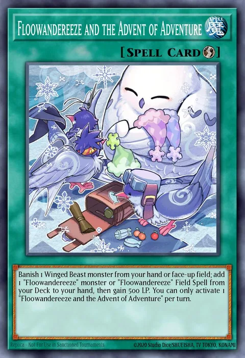 Floowandereeze and the Advent of Adventure trading card