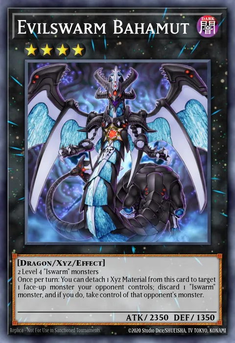 Evilswarm Bahamut trading card