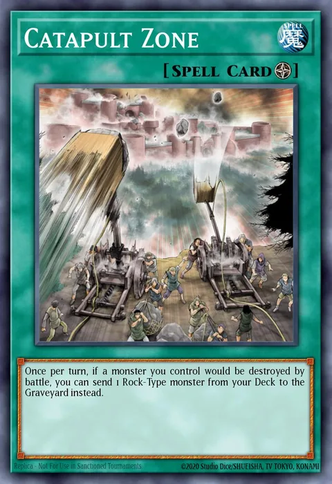Catapult Zone trading card