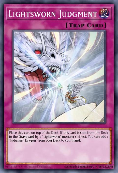 Lightsworn Judgment trading card