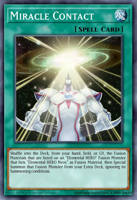 Miracle Contact trading card