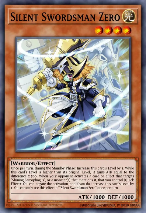 Silent Swordsman Zero trading card