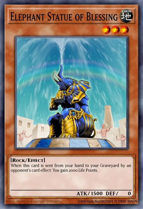 Elephant Statue of Blessing trading card