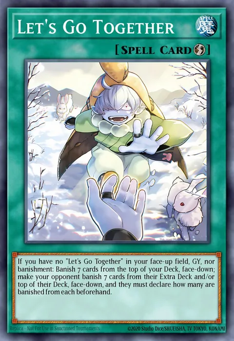Let's Go Together trading card