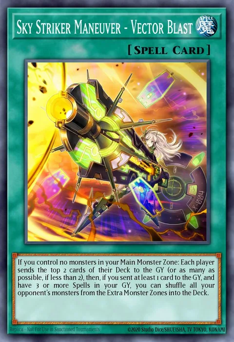 Sky Striker Maneuver - Vector Blast trading card