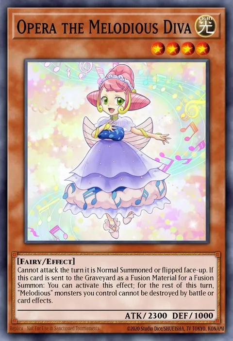Opera the Melodious Diva trading card