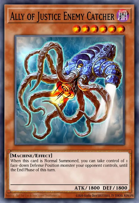Ally of Justice Enemy Catcher trading card