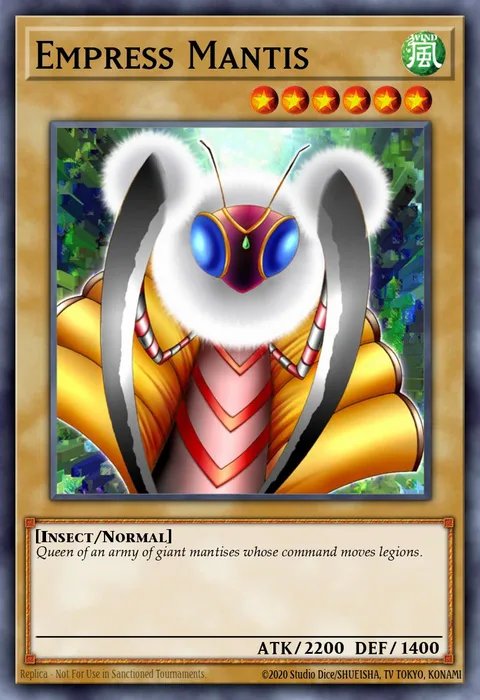 Empress Mantis trading card