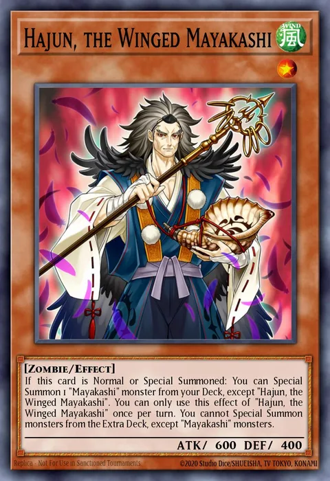 Hajun, the Winged Mayakashi trading card