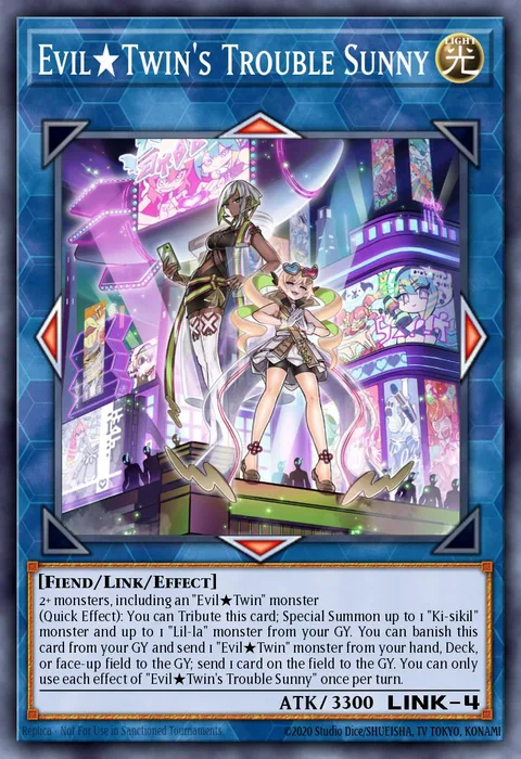 Evil★Twin's Trouble Sunny trading card