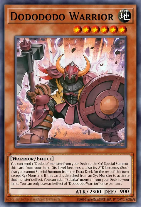 Dodododo Warrior trading card