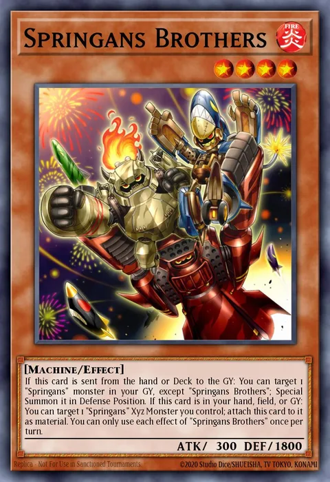Springans Brothers trading card
