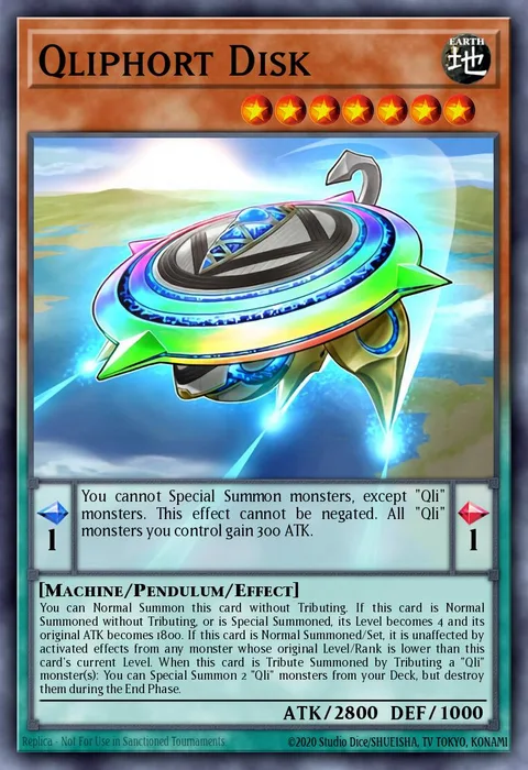 Qliphort Disk trading card