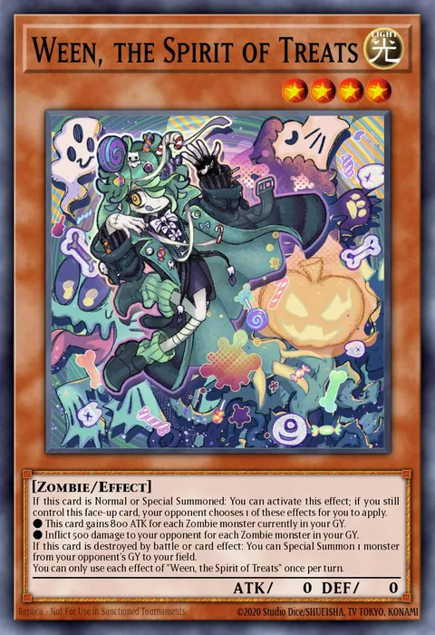 Ween, the Spirit of Treats trading card