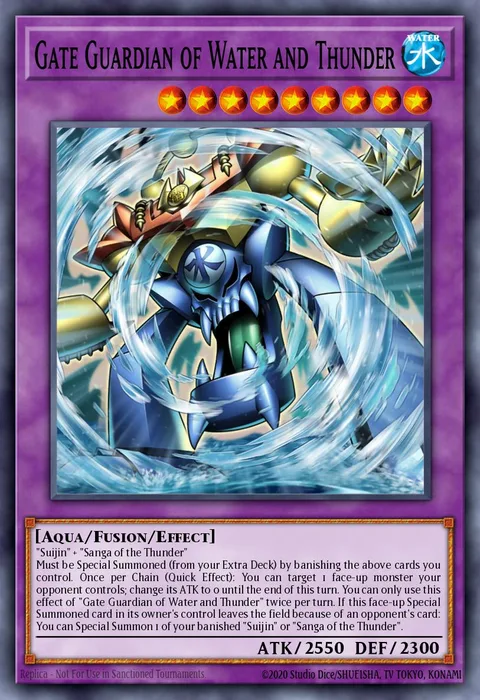 Gate Guardian of Water and Thunder trading card