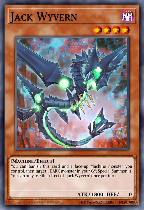 Jack Wyvern trading card