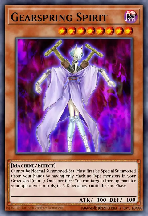 Gearspring Spirit trading card