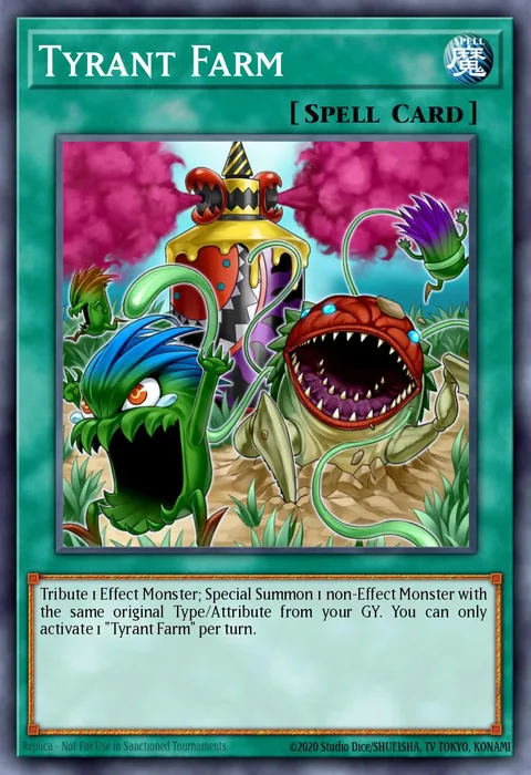 Tyrant Farm trading card