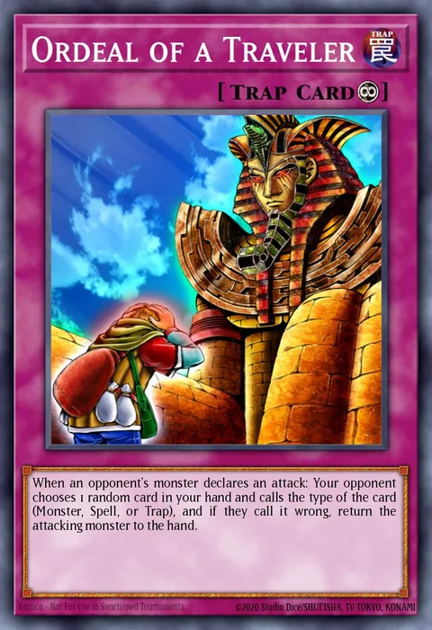 Ordeal of a Traveler trading card