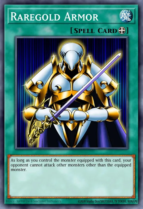 Raregold Armor trading card