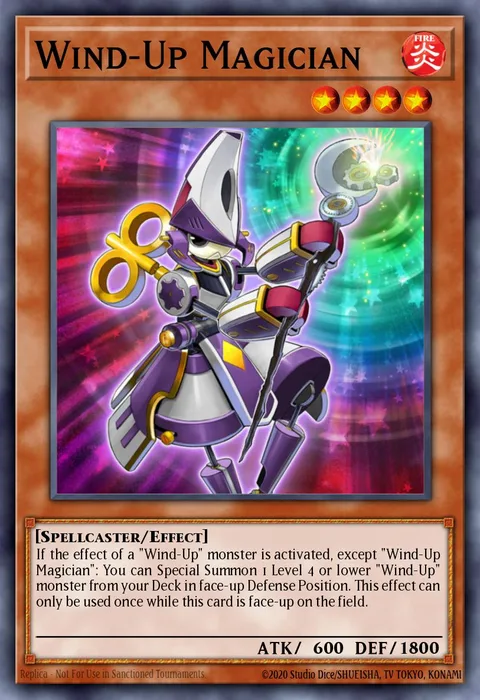 Wind-Up Magician trading card
