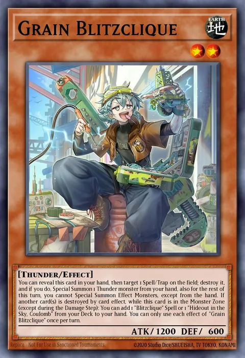 Grain Blitzclique trading card