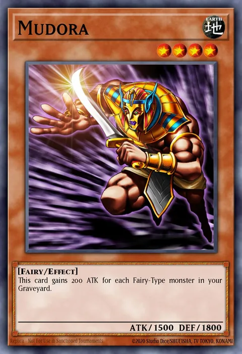 Mudora trading card