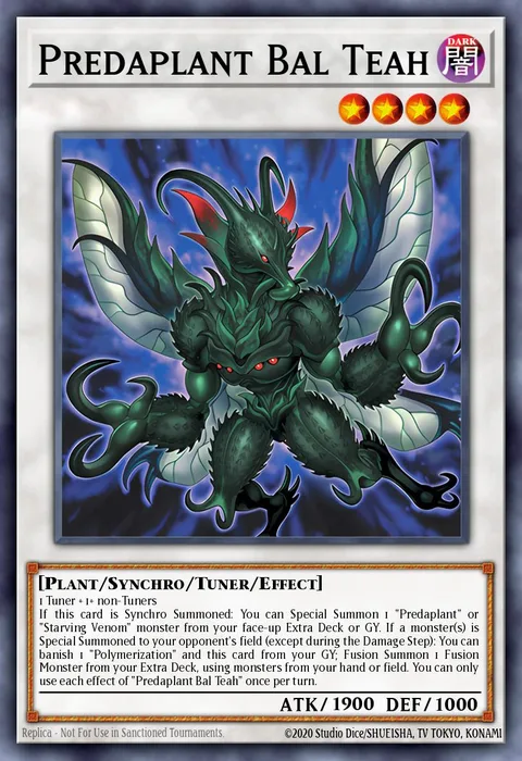 Predaplant Bal Teah trading card