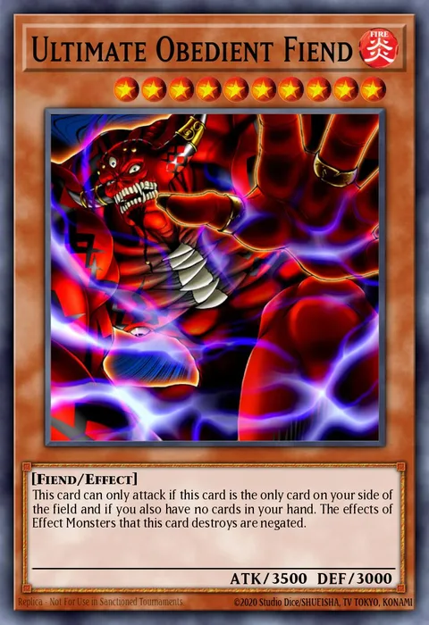Ultimate Obedient Fiend trading card