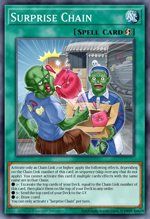 Surprise Chain trading card