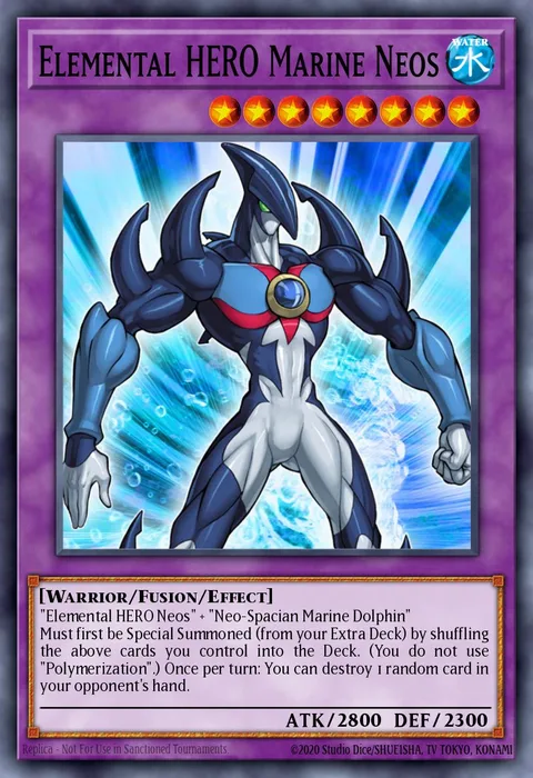 Elemental HERO Marine Neos trading card