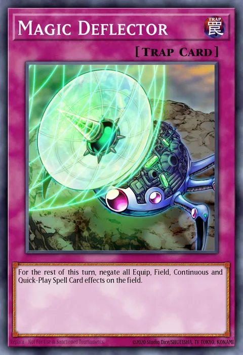 Magic Deflector trading card