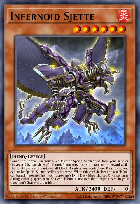 Infernoid Sjette trading card