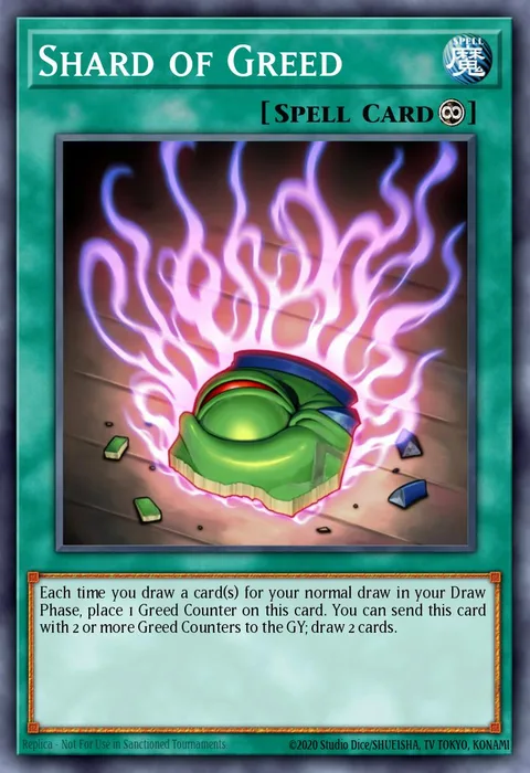 Shard of Greed trading card