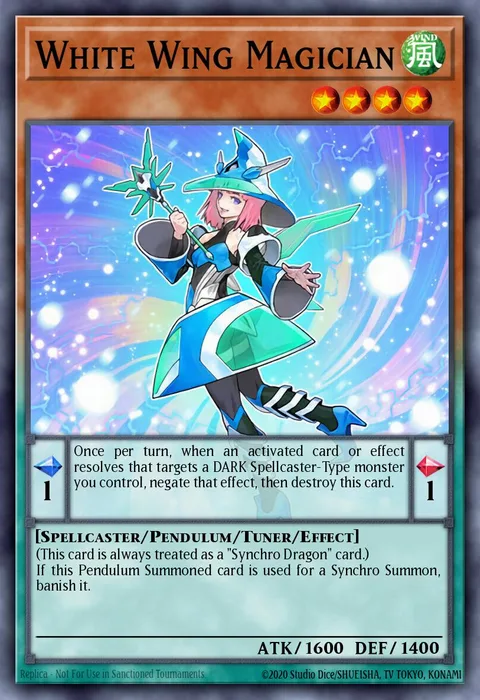 White Wing Magician trading card