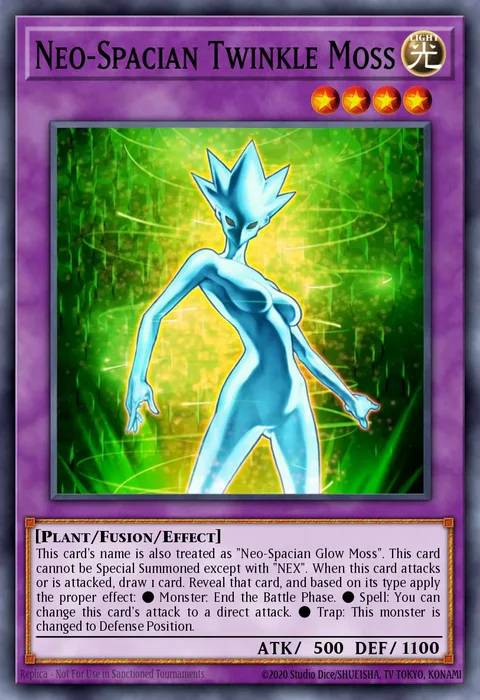 Neo-Spacian Twinkle Moss trading card