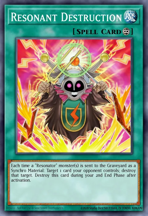 Resonant Destruction trading card