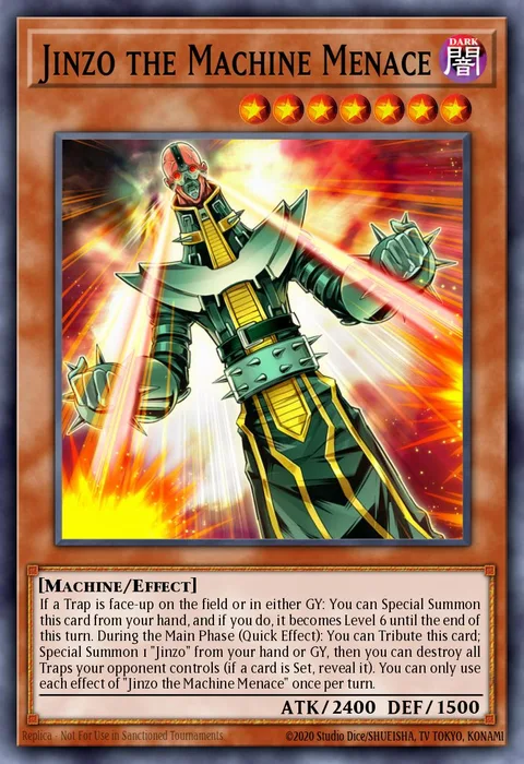 Jinzo the Machine Menace trading card