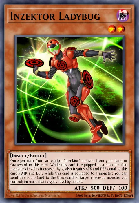 Inzektor Ladybug trading card