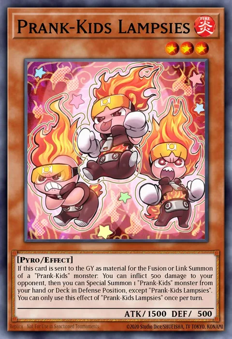 Prank-Kids Lampsies trading card