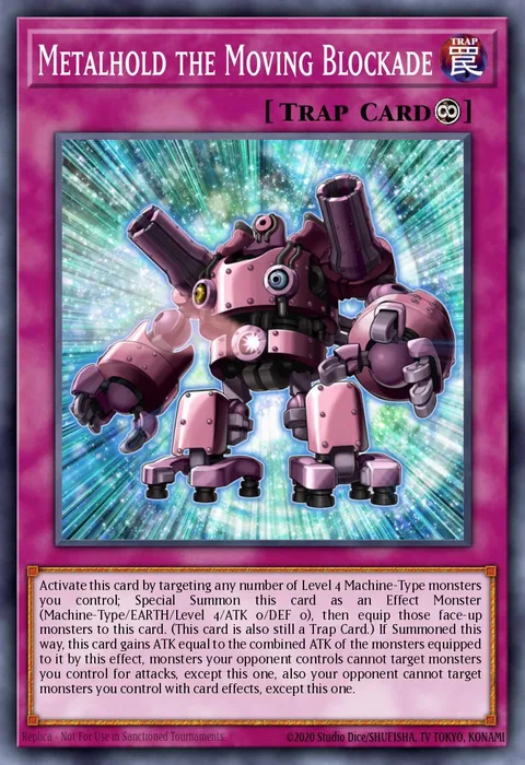 Metalhold the Moving Blockade trading card