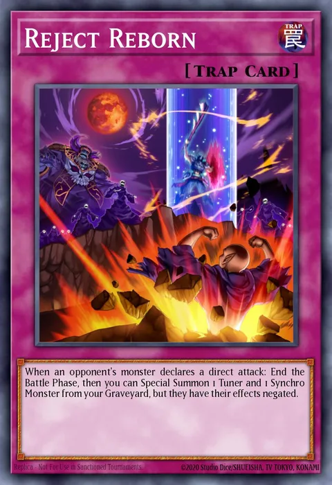 Reject Reborn trading card
